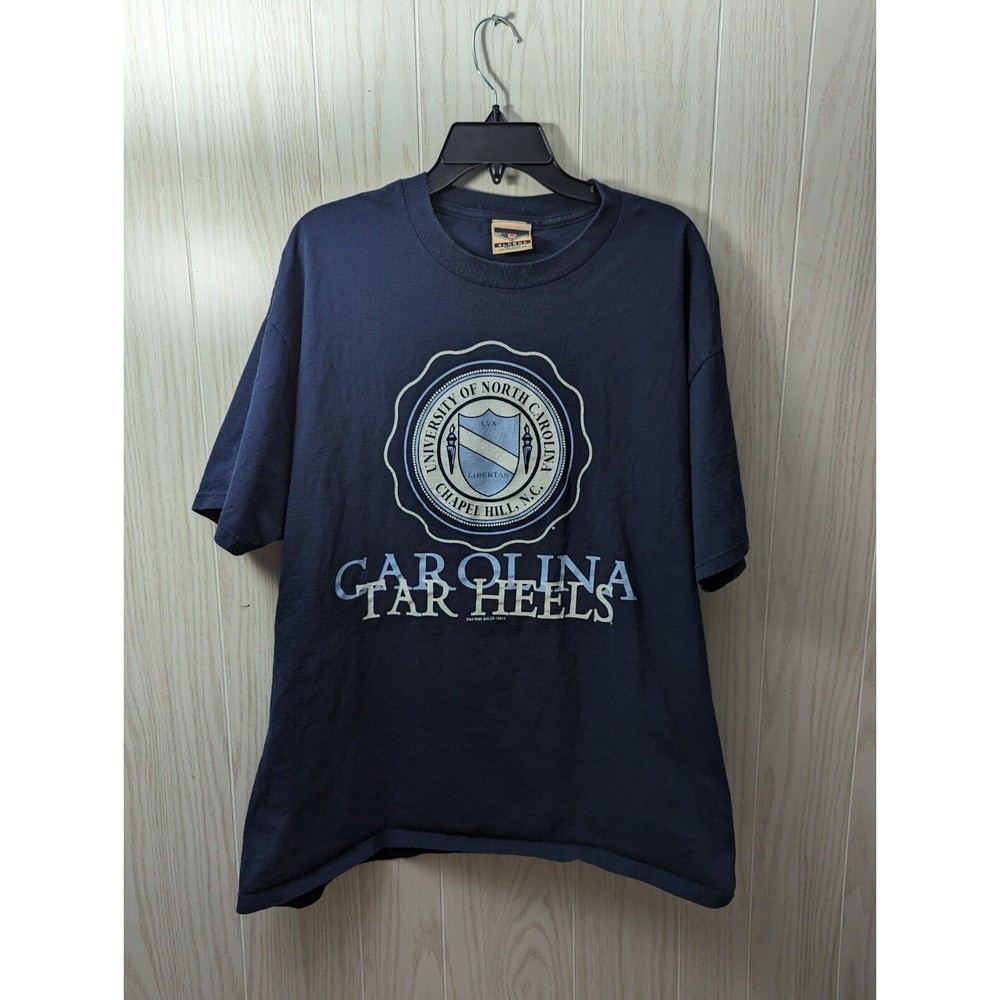 Vintage University Of North Carolina Tarheels UNC Tshirt XL Red Oak Made In USA